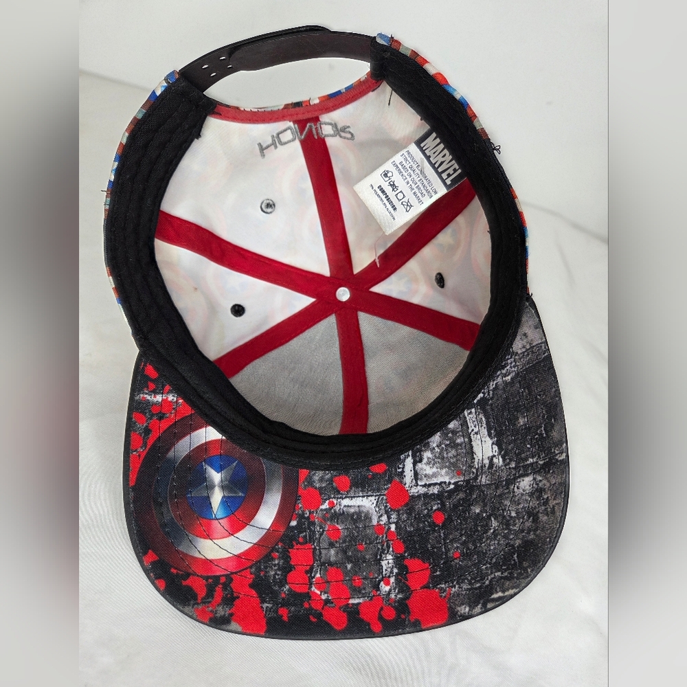 Marvel OS Captain America Shield Snapback Cap - Picture 6 of 8